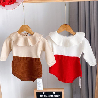 Body len cổ bèo đỏ cho bé gái