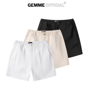 Quần short kaki nút gài big size trên gối GEMME MEN, thể thao, năng động, big size 55kg - 150kg