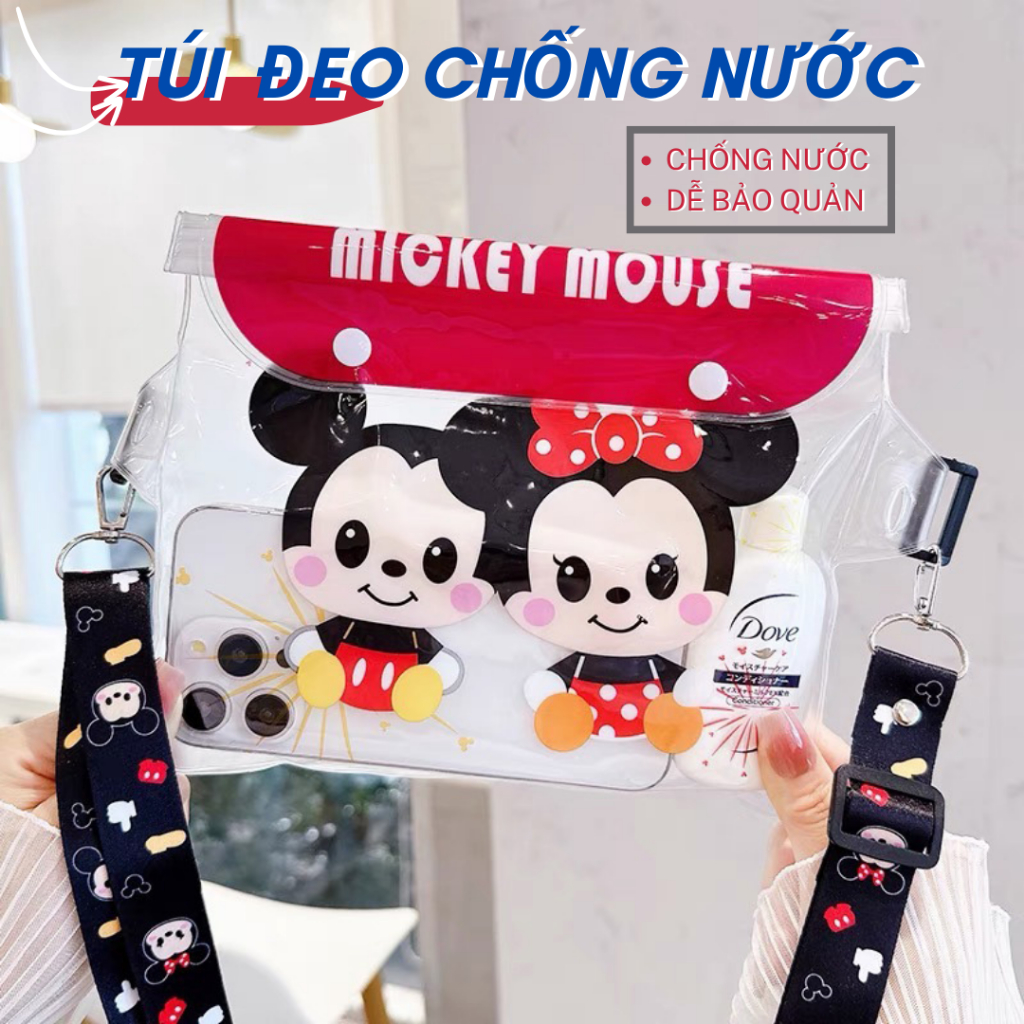 Túi Chống Nước Đeo Vai, Đeo Chéo, Đeo Ngang Bụng Đựng Điện Thoại Đi Du Lịch, Đi Biển, Đi Bơi - FL05