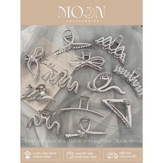 Kẹp tóc nữ cá tính, kẹp càng cua kim loại sang trọng phong cách Hàn Quốc