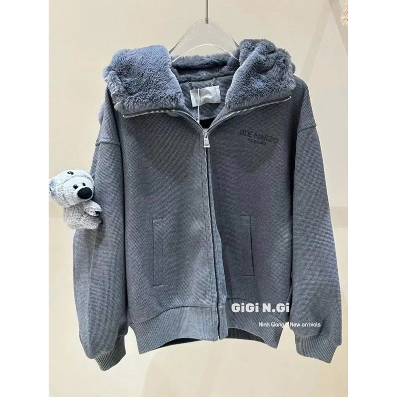 ÁO KHOÁC XÁM 13DE MARZO GẤU KOALA [HÀNG SẴN]