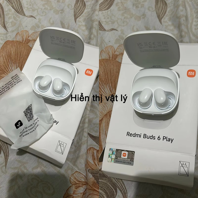 ( Phiên Bản Quốc Tế ) Tai Nghe Bluetooth Redmi Buds 6 Play Có Micro Giảm Tiếng ồn Với APP | BigBuy360 - bigbuy360.vn