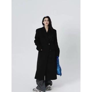 (manthaunho-order) Áo khoác dáng dài 110cm phong cách Hàn Quốc dáng xuông