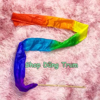 Que lụa đa sắc múa biểu diễn cực đẹp