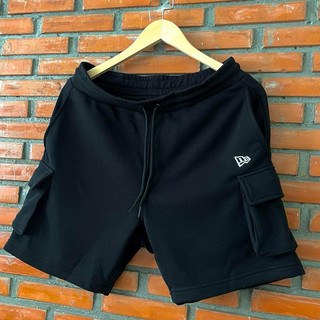 (Auth) Quần Short New Era x MLB Boston Màu Đen Logo Thêu CODE: 13574667 - Async Studio
