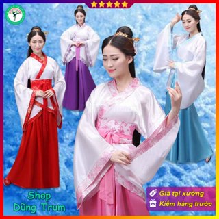 Hán phục cổ trang hóa trang Hằng Nga, trang phục Hằng Nga biểu diễn