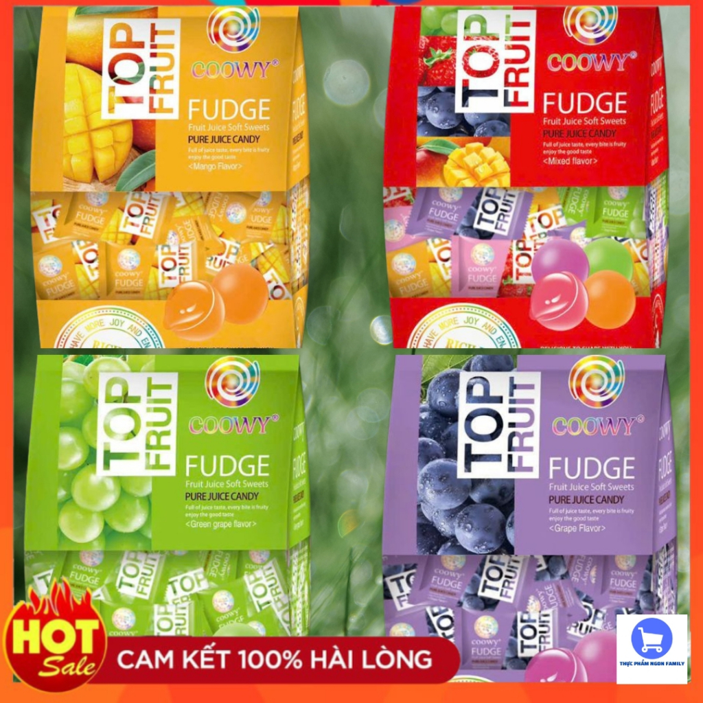 Kẹo dẻo trái cây Top Fruit Kẹo dẻo trái cây Top Fruit thơm ngon bổ dưỡng