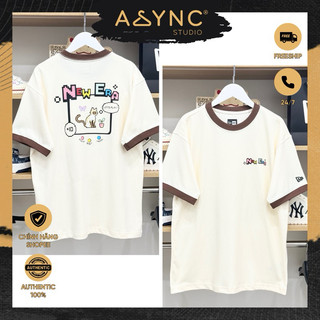 (Auth) Áo Thun New Era Cat Digital Pet Màu Kem CODE: 14341275 - Async Studio