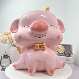  Heo đất thiên thần cánh tiên size to nhất siêu xinh  Heo đất trang trí decor quà tặng đáng yêu ống tiết kiệm - HĐMB55 