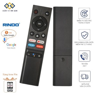  Điều khiển GIỌNG NÓI VOICE tivi RINDO HÀNG MỚI + TẶNG PIN