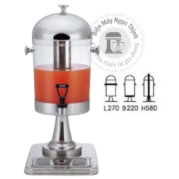 BÌNH ĐỰNG NƯỚC INOX TRÁI CÂY 8 LÍT