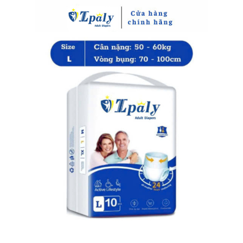 Bỉm Người già Epoly/Ipaly Dán - Quần -Tấm Lót Đủ size M100_L100_XL100