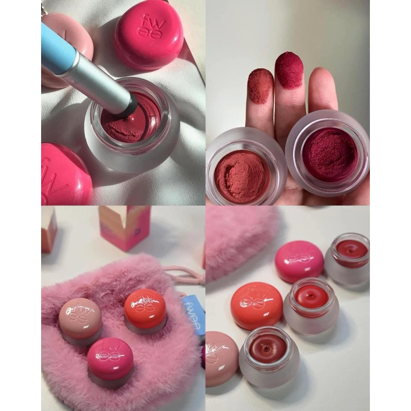 [Mẫu Thử] Son Bùn Kem Kiêm Má Hồng Fwee