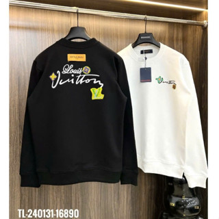 Áo Nỉ LV Nam Nữ In Logo Hai Mặt Siêu Đẹp Chất Liệu Nỉ Bông Cao Cấp Dày Dặn Hottrend
