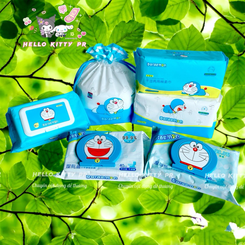 Khăn ướt, khăn giấy lau Doremon Doraemon