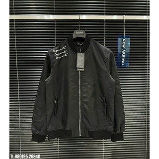 Áo Khoác Gió Nam Nữ Dsq2 Logo Chữ Phối Viền Chất Liêu Gió 2 Lớp Giày Dặn Chắc Chắn Hình In Nhiệt Không Bong TRóc Hotrend