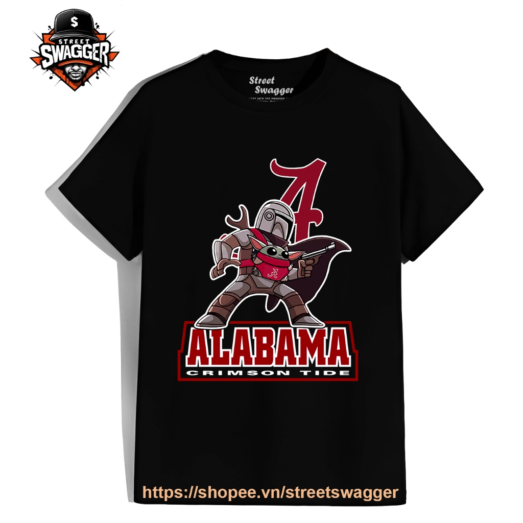 Áo thun Nam Nữ Baby Yyoda Alabama Crimson Tide Shirts