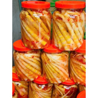 🌺 MĂNG TRÚC NGÂM TỎI ỚT. MĂNG NGÂM MUỐI. MẶN. KHÔNG CHUA🥬🥬