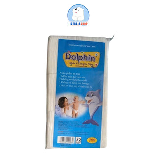 Khăn Khô Đa Năng Dolphin, Khăn Vải Khô Đa Năng 300g/Túi, Mềm Mại, Siêu Dai, Không Hóa Chất Tẩy Trắng