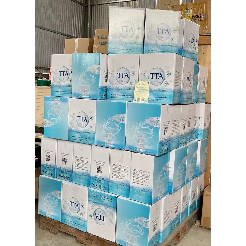 Nước TTA [SET 6 CHAI 9 LÍT] - Nước A, anolyte, nước tiệt trùng, nước muối điện phân