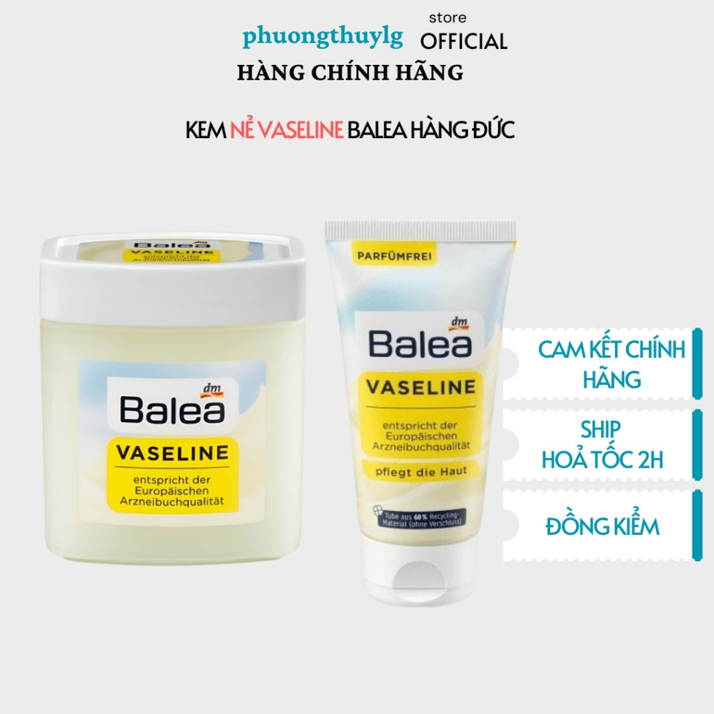 ( Hàng Đức )Kem dưỡng nẻ Vaseline Balea