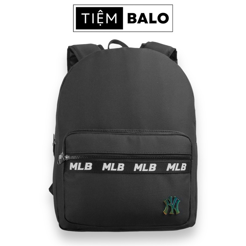Balo nam nữ thể thao thời trang MLB NY LOGO TITAN chất liệu da si cao cấp trượt nước size 42x30 cm c