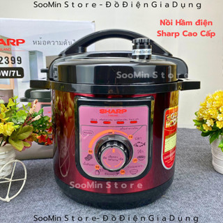  Nồi Hầm điện Sharp ks-2399 đa năng chuẩn cao cấp Thái Lan  Nồi áp suất điện Sharp Soomin store 