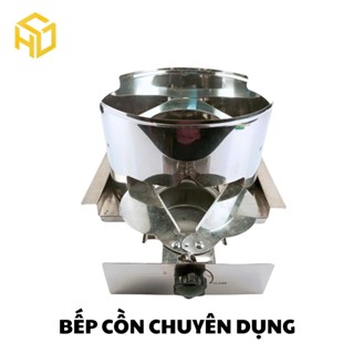  Bếp cồn chắn gió bếp cồn khô cồn thạch loại cao cấp inox dày dặn tiện lợi với ngăn kéo châm cồn 