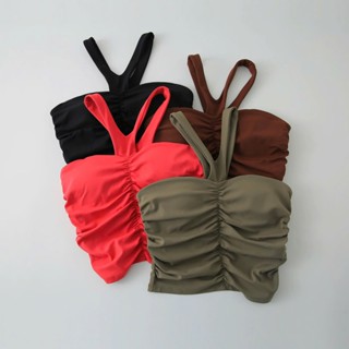 Áo Bra Nữ Cổ Yếm Chữ V, Tập Thể Dục Yoga, Zumba, Thể Thao Thoáng Mát, Co Giãn Thỏa Mái Beyoursport