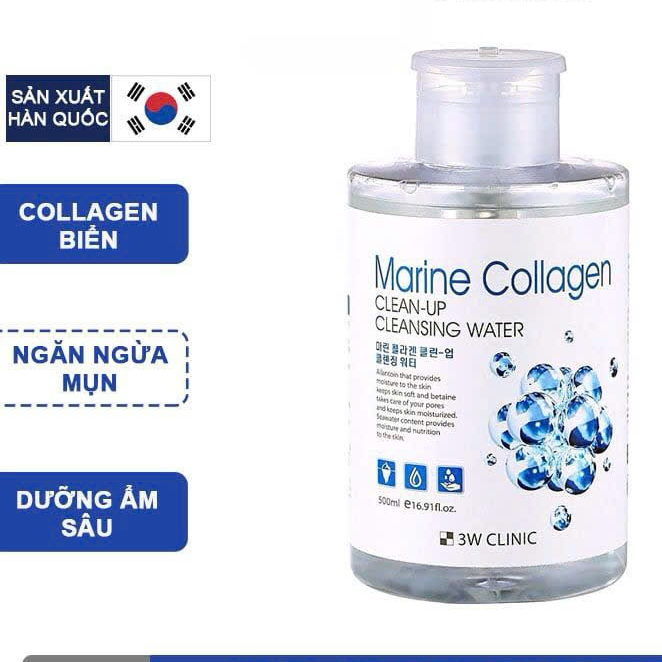 Nước Tẩy Trang Tinh 3W CLINIC CLEANSING WATER