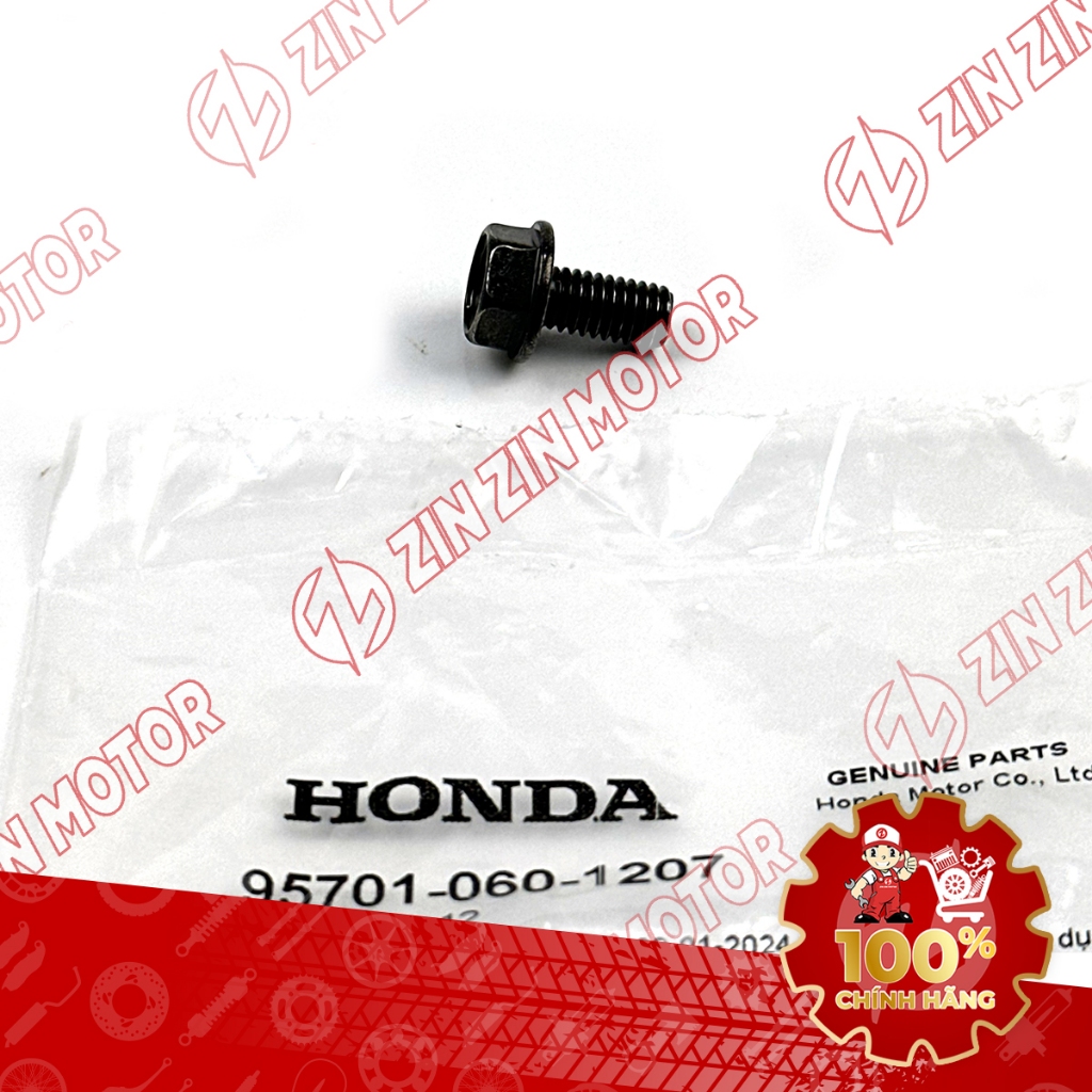 Ốc, Bu Lông 6x12 95701-060-1207 Chính Hãng - ZZM