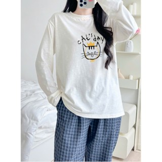 Sét Đồ mặc nhà mùa đông ấm áp in hình siêu xinh LAMFASHION, Sét bộ Nữ, Đồ bộ ngủ nữ Chất thun xượt, Quần kate, đũi mềm