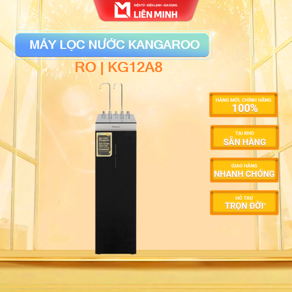 KG12A6S / KG12A8 / KG12A8S - Máy Lọc Nước Ro Nóng Nguội Lạnh Hydrogen Kangaroo 12 Lõi [Giao Toàn Quố