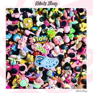 Set 50-100 charm sẵn nút gắn dép sục, dép lỗ, dép tổ ong, siêu nhiều mẫu ♥