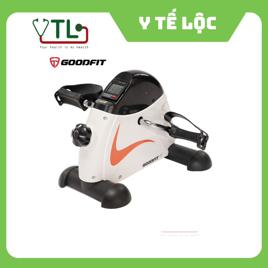 Xe đạp thể thao, xe đạp tập thể dục tại nhà GoodFit GF001PA tùy chỉnh độ nặng, đồng hồ điện tử đo lư