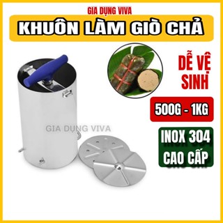 Khuôn làm giò chả Inox 304 không gỉ sáng bóng Vạn Lợi hàng Việt Nam chất lượng cao VIVA