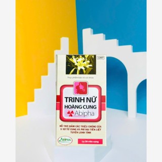Trinh Nữ Hoàng Cung Abipha 30 Viên hỗ trợ phòng ngừa U vú, u nang buồng trứng, u xơ tử cung