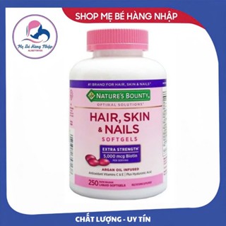 ( Date 10/2026) Viên Uống Đẹp Da, Tóc, Móng 250 viên Nature's Bounty HAIR SKIN NAILS