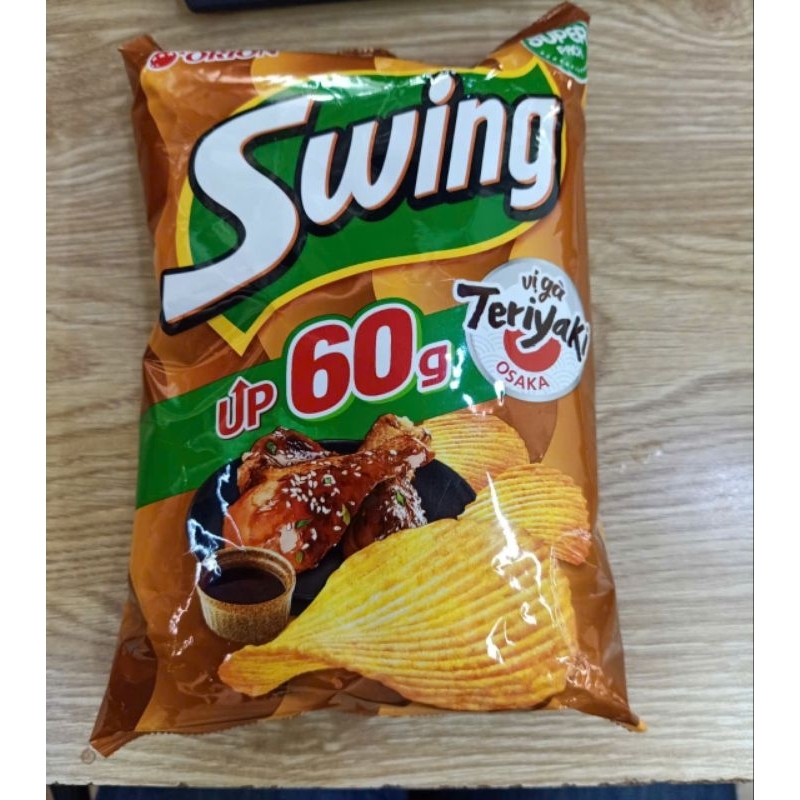 Bánh snack khoai tây Swing vị gà teriyaki osaka 53g