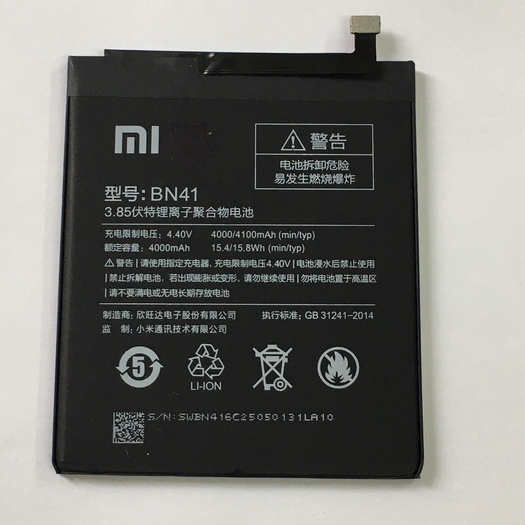 Pin Xiaomi Mi Note 4 BN41 - New