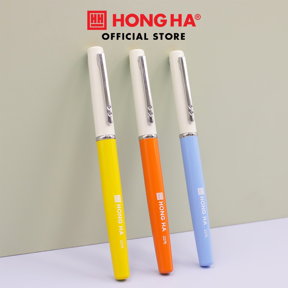 Bút máy nét hoa Hồng Hà, Bút mực nét thanh nét đậm luyện chữ đẹp Tiny - 2276