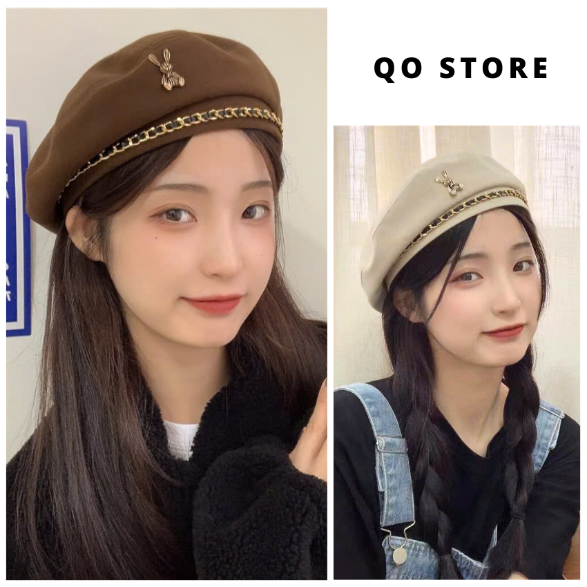 Mũ Nồi Nữ Chất Mềm Đội Ấm Vào Mùa Thu Đông Kiểu Dáng Thời Trang Mẫu Mới QO STORE BRT03