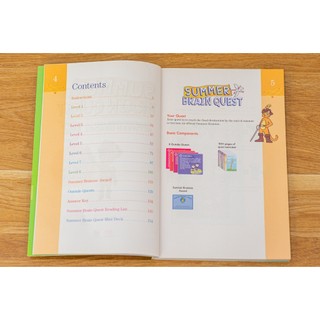Sách summer brain quest grade 1&2 Sách tiếng Anh rèn luyện tư duy cho bé 6 - 7 tuổi Á Châu Books