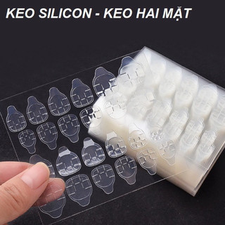 Set 24 tấm keo dán hai mặt dán nailbox móng úp siêu chắc bền
