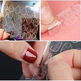 Set 24 tấm keo dán hai mặt dán nailbox móng úp siêu chắc bền