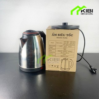 Ấm đun nước, ấm điện siêu tốc có hệ thống tự ngắt, an toàn khi sử dụng