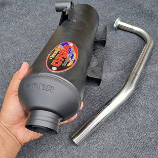 Pô ORBR VARIO (Họng Đen) Móc Nỉ cho Vario 125-150 (tặng tiêu chế)