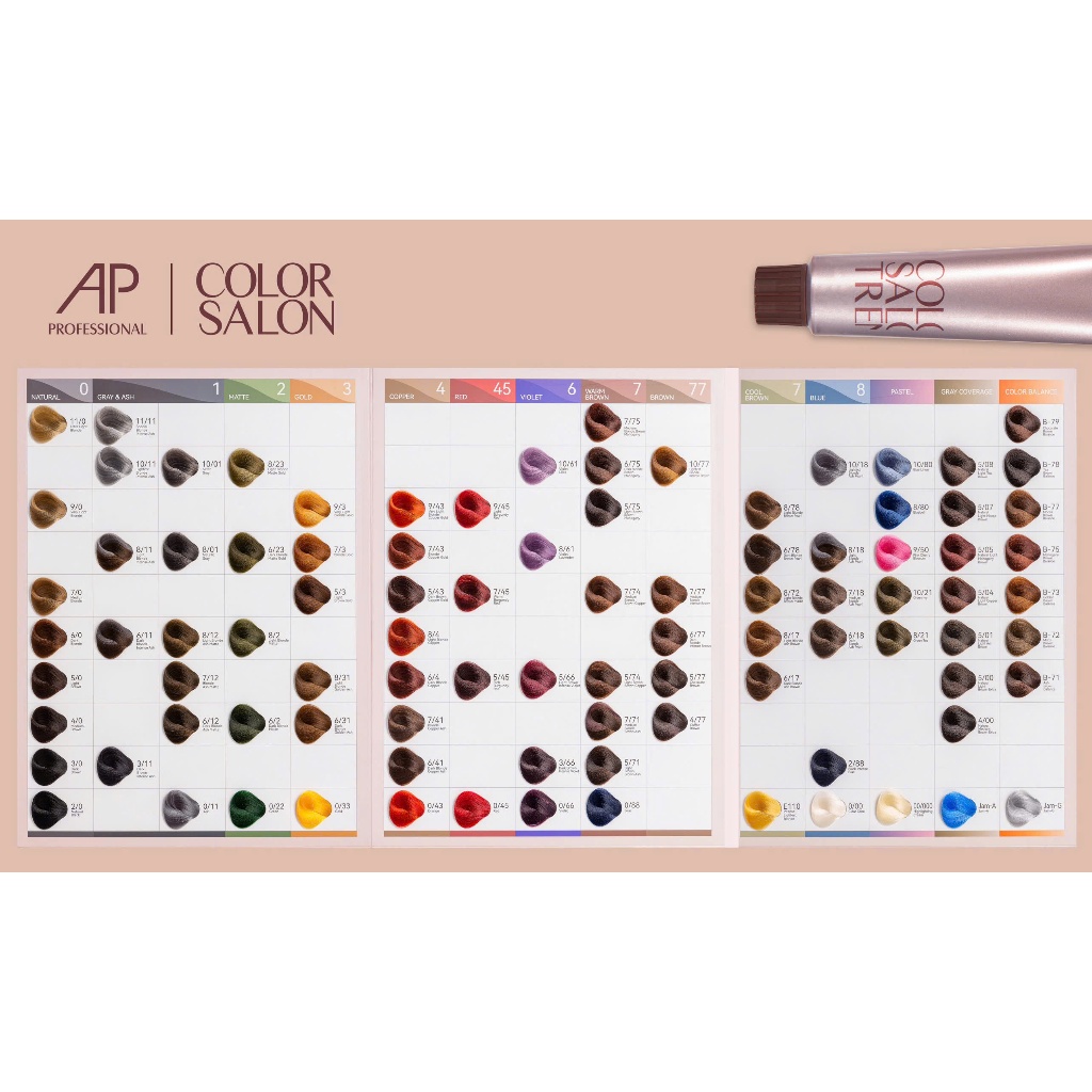 Màu nhuộm thời trang cao cấp , mùi thơm AP 100ml ( không kèm oxy, dành tiệm tóc)