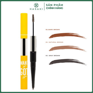 [DAILY] Chì Kẻ Mày Lemonade 2 Đầu Hasaki Sản Phẩm Chính Hãng