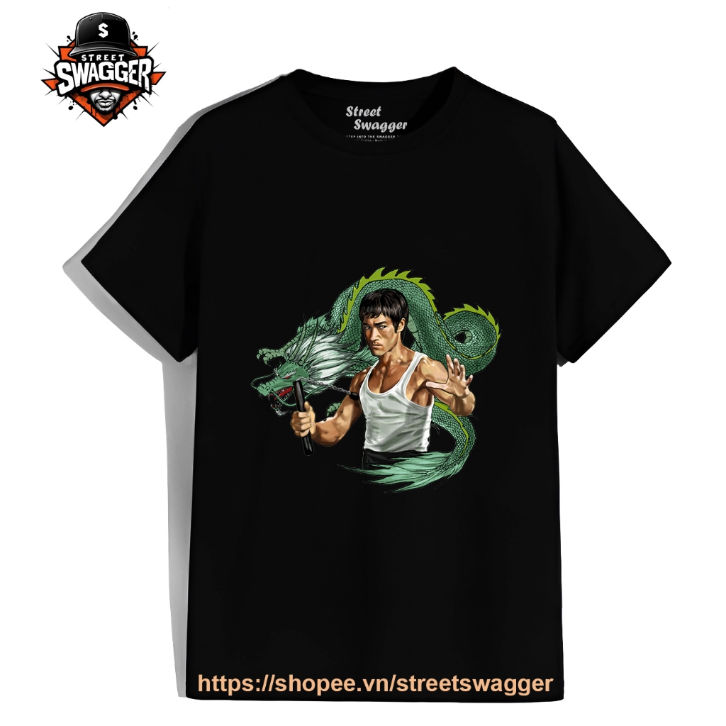 Áo thun Nam Nữ Bruce Lee Dragon Áo thun Nam Nữ